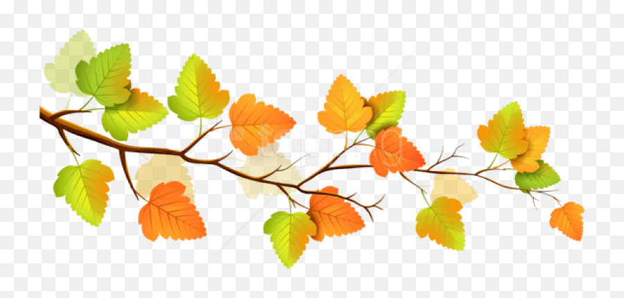 Free Png Download Autumn Images Background - Branch Fall Tree Branch Clip Art,Autumn Leaves Transparent Background