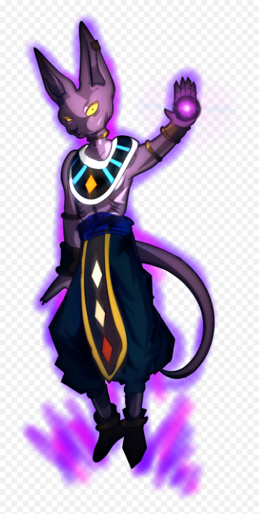 Beerus Godofdestruction - Sticker By Gipnovo Beerus God Of Destructuion Png,Beerus Png