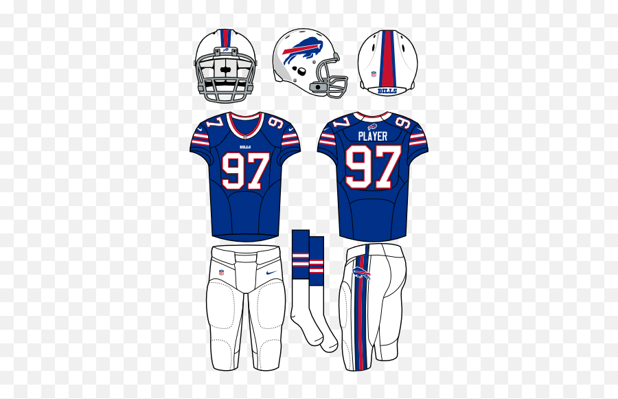 Buffalo Bills Home Uniform - Buffalo Bills Home Uniform Png,Buffalo Bills Logo Image