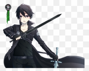 944433 Sword Art Online Kirito Png - Sword Art Online Kirito Render,Kirito Png