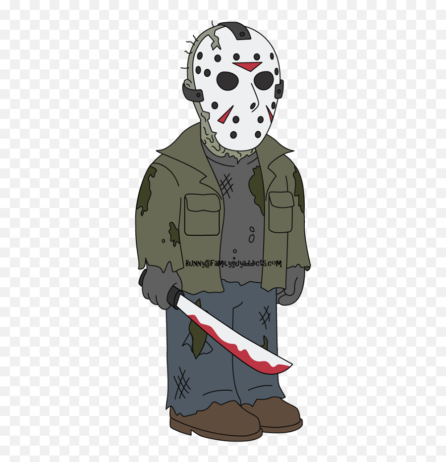 Friday The 13th Transparent Png - Michael Myers Family Guy,Friday The 13th Game Logo