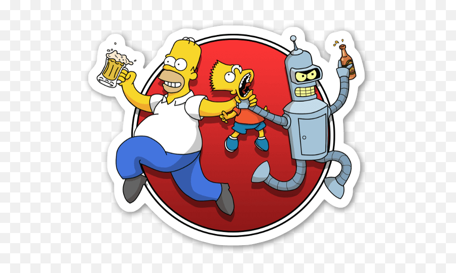 Homer Bender - Stickerapp Png,Bender Png