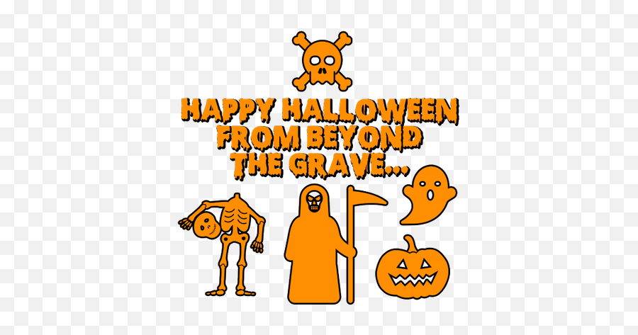 Happy Halloween From Beyond The Grave Transparent Png - Stickpng Clip Art,Grave Png