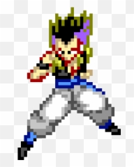 Gotenks Pixel Art Maker - Cartoon Png,Gotenks Png