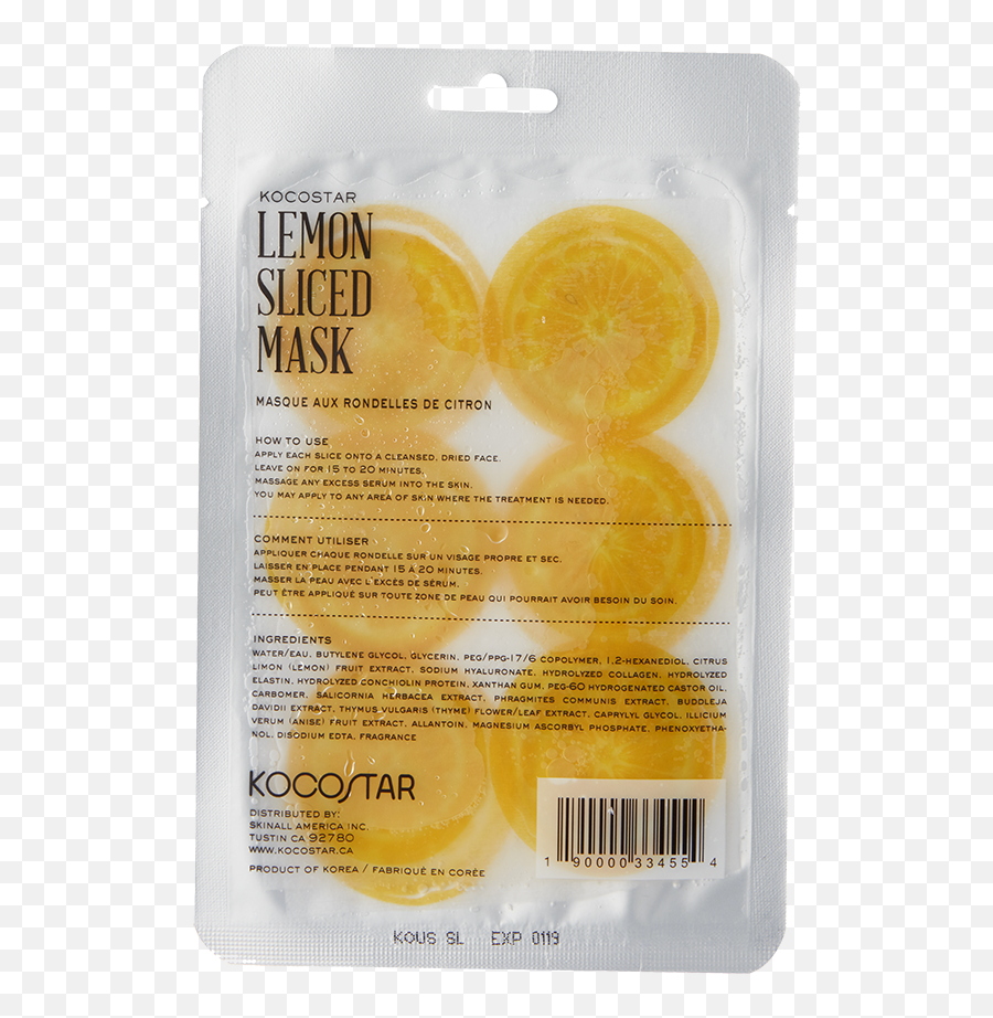 Therapy Sliced Mask Collection - Valencia Orange Png,Lemon Slice Png