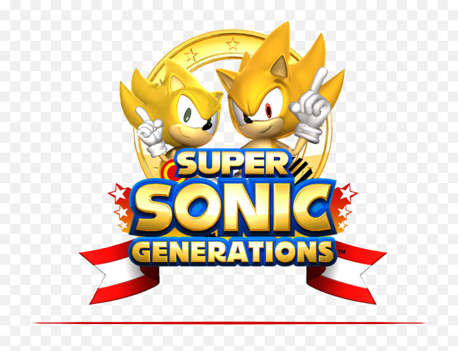 Super Sonic Generations Mod - Super Sonic Sonic Generations Png,Sonic 1 Logo