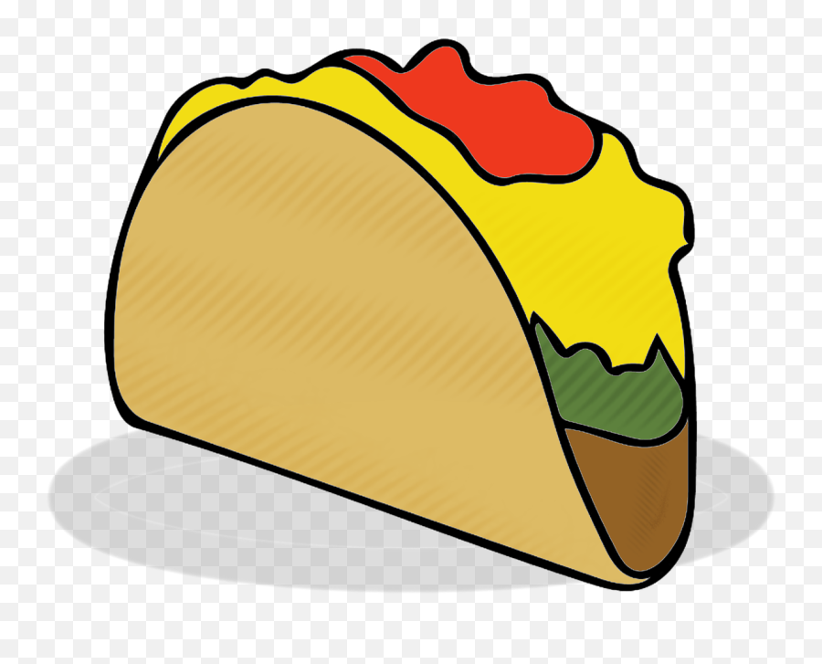 Fast Food Eating Mexican Clipart - Taco Png,Taco Png