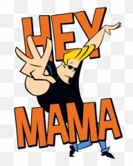 Johnny Bravo Hey Mama Juniors T - Johnny Bravo Hey Mama Png,Johnny Bravo Png