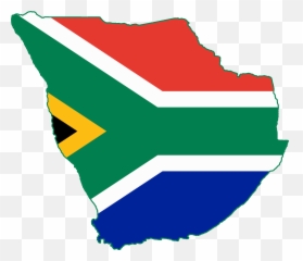 Flag Map Of Greater South Africa - South Africa And Namibia Png,Africa Map Png
