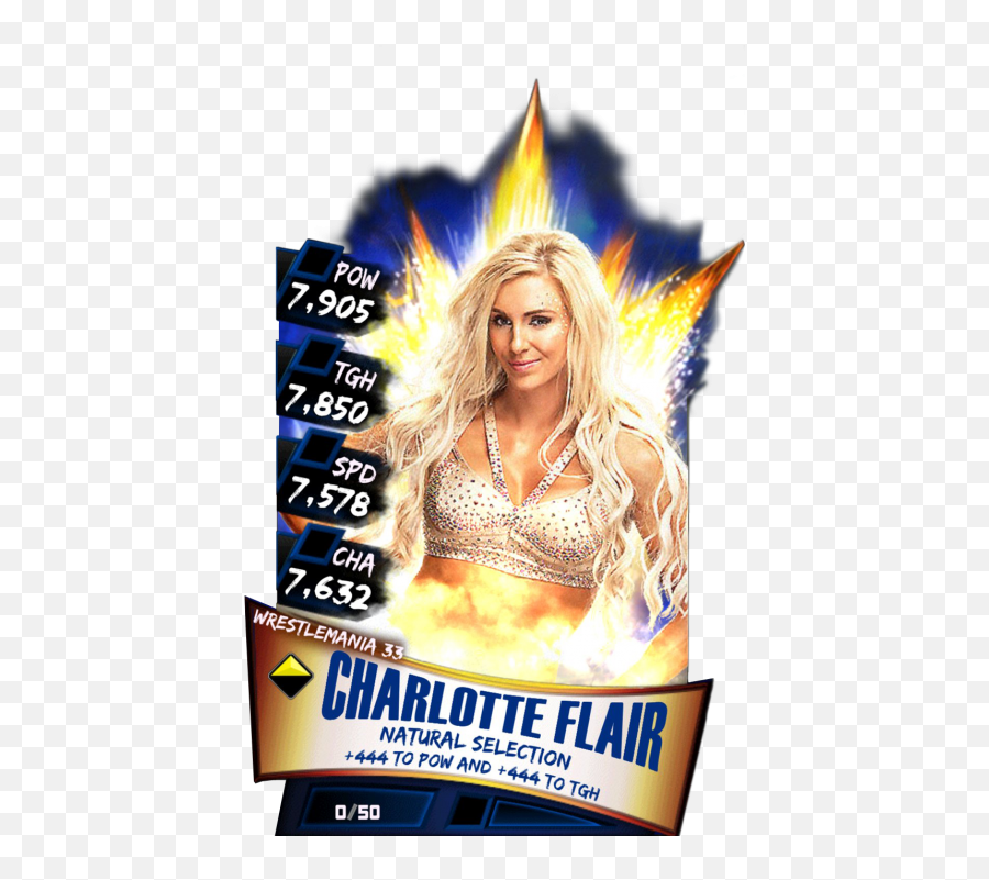 Charlotte Flair - Wwe Supercard Season 2 Debut Wwe Wrestlemania 33 Wwe Supercard Png,Charlotte Flair Png