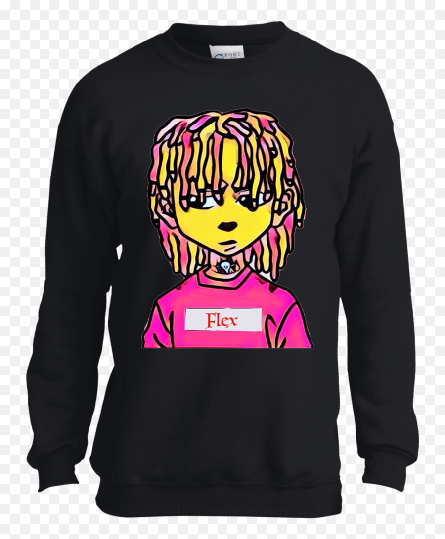 Lil Pump And Big Cartoon Youth Tshirtlssweatshirt - Versace Mickey Mouse Png,Lil Pump Png