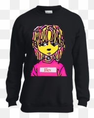 Lil Pump And Big Cartoon Youth Tshirtlssweatshirt - Versace Mickey Mouse Png,Lil Pump Png