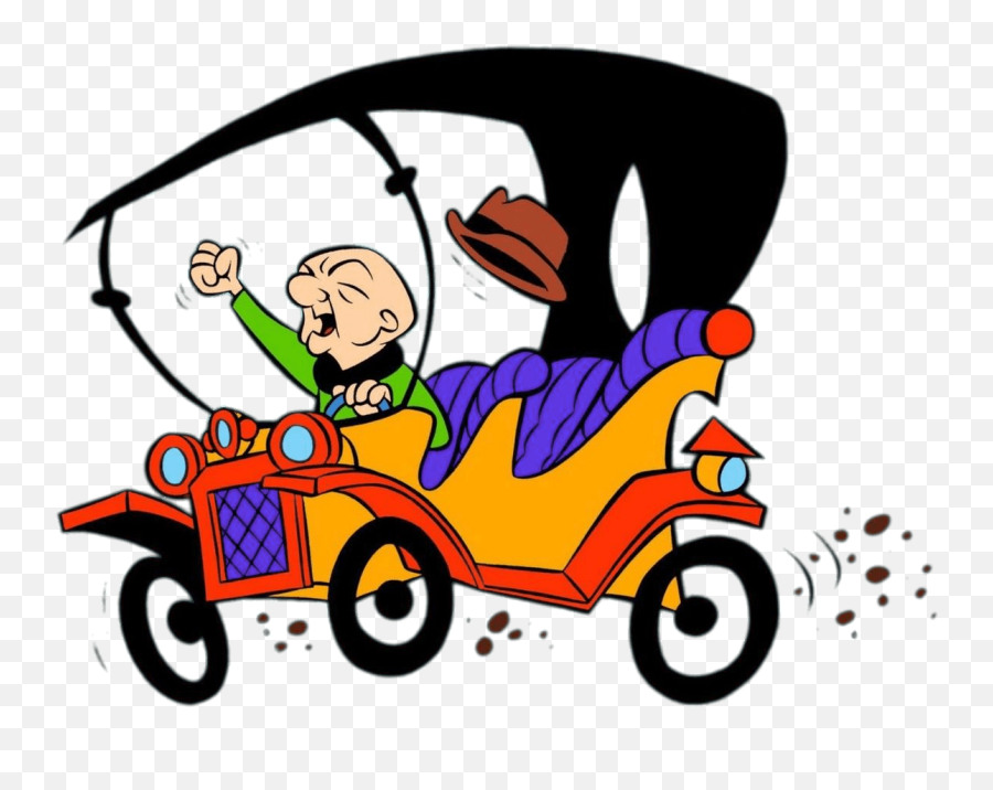 Mr Magoo In His Car Transparent Png - Stickpng Mr Magoo Car,Cartoon Car Transparent Background