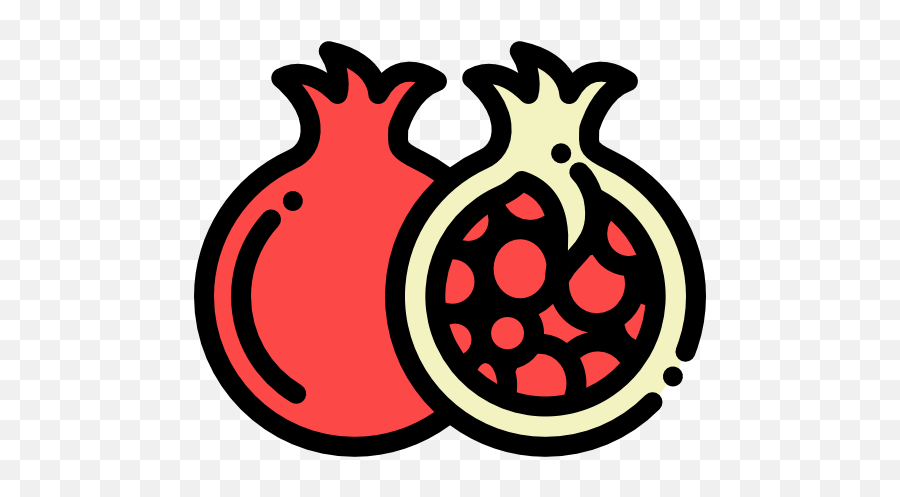 Pomegranate - Free Food Icons Pomegranate Icon Png,Pomegranate Png