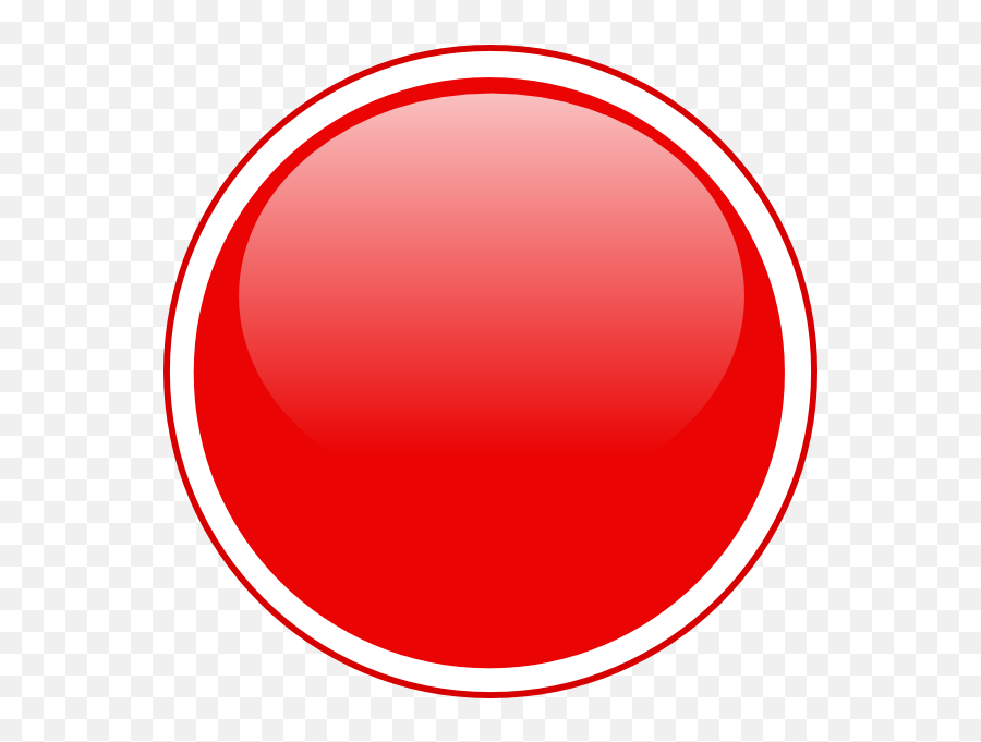 Red Button Icon Png Transparent - Glossy Red Circle Button,Red Button Png