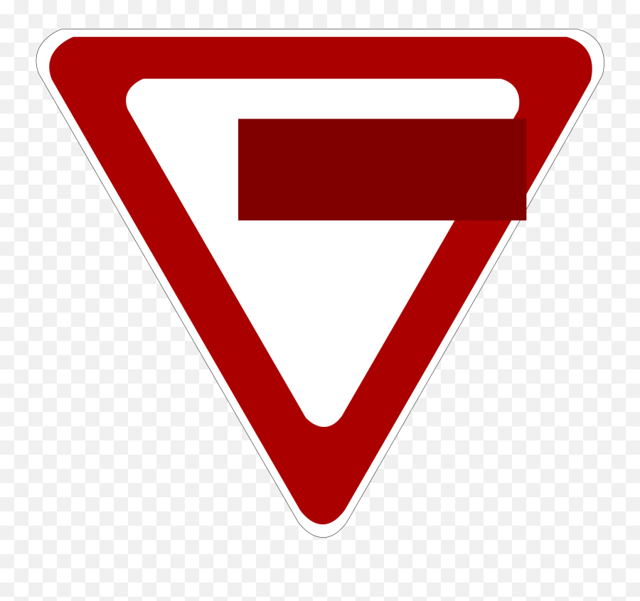 Yield Sign Clip Art - Sign Png,Yield Sign Png