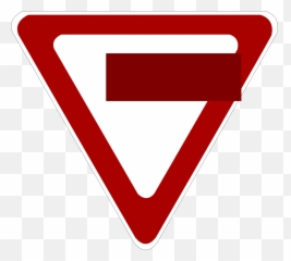 Yield Sign Clip Art - Sign Png,Yield Sign Png