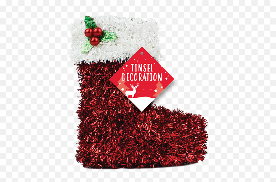 Christmas 3d Tinsel Table Decoration - Strawberry Png,Tinsel Png