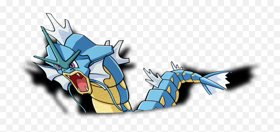 Gyarados Peeker Sticker - Gyarados In Water Png,Gyarados Png