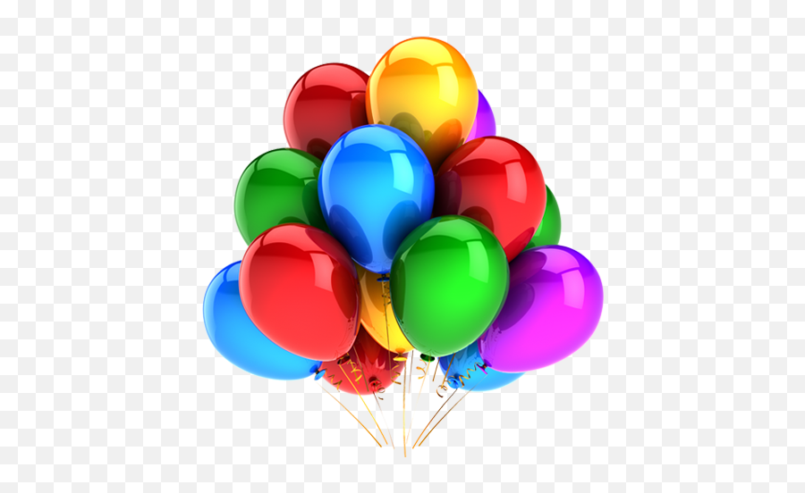 Download Hd Baloes - Blue And Purple Balloons Transparent Birthday Blue Balloons Png,Purple Balloons Png