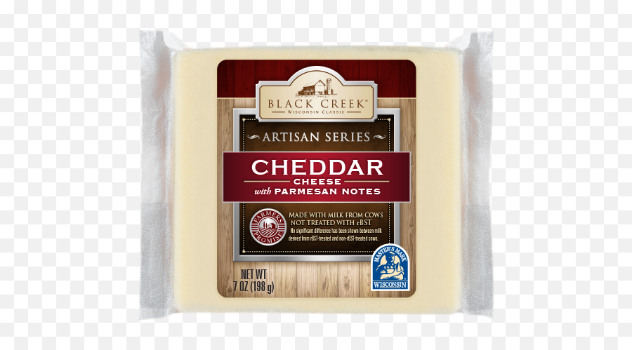 Black Creek Cheese Cheddar With Parmesan Notes - Black Creek Cheese Png,Cheddar Png