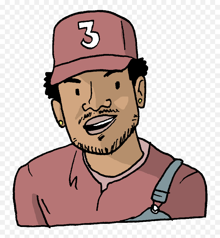 Collection Of Rapper Clipart - Drawing Rapper Cartoon Png,Chance The Rapper Png