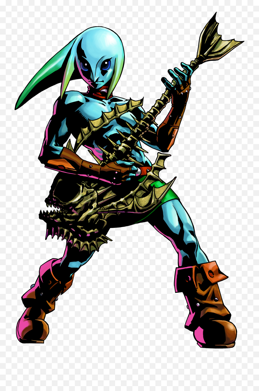 Zelda - Legend Of Zelda Mask Link Zora Png,Majora's Mask Png