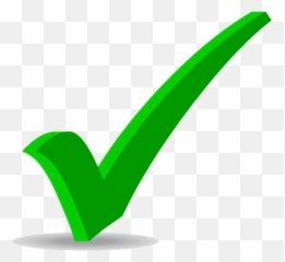 Green Tick Png Image With No Background - Vertical