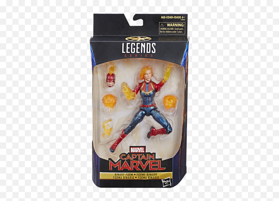 Hasbro Marvel Legends Captain - Marvel Legends Captain Marvel Binary Png,Captain Marvel Transparent