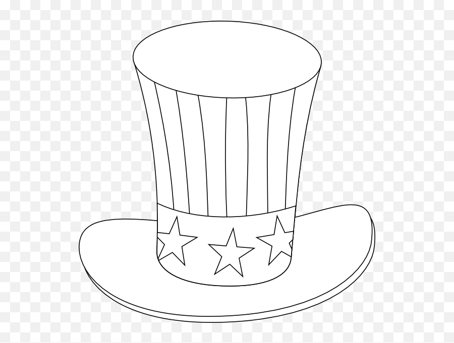 Uncle Sam Clip Art - Vector Clip Art Online Costume Hat Png,Uncle Sam Hat Png