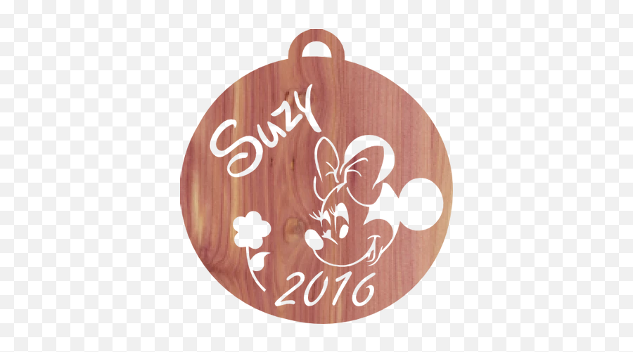 Minnie Mouse Personalized Ornament Pattern Scrollsawparadise - Wood Png,Minnie Mouse Logo