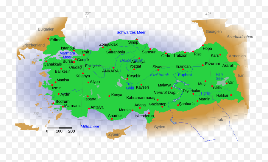 Greece Map Png - Map Of Turkey And Greece Fresh Atlas Of Turkey Map,Turkey Transparent