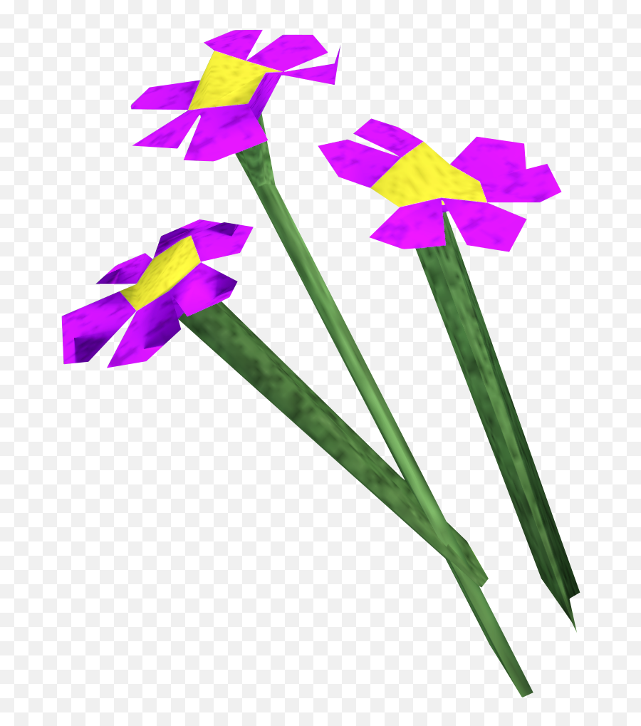 Purple Flowers - Runescape Flowers Png,Purple Flowers Png
