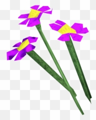 Purple Flowers - Runescape png