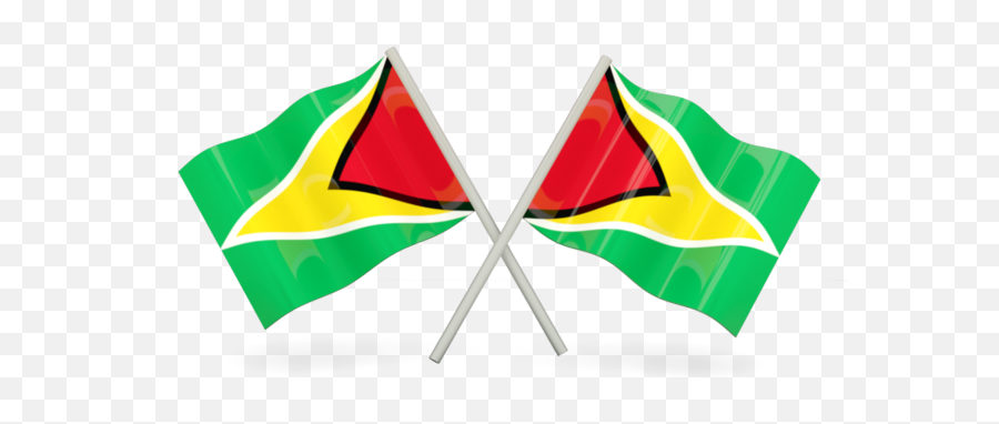 Two Wavy Flags - Guyana Flag Transparent Background Png,Guyana Flag Png