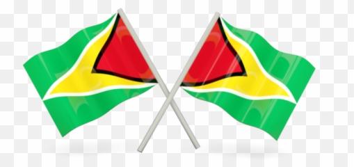 Two Wavy Flags - Guyana Flag Transparent Background Png,Guyana Flag Png