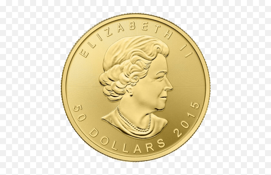 Canadian Maple Leaf Gold Coin - 1 Ounce Gold Coin Canada Png,Canadian Maple Leaf Png