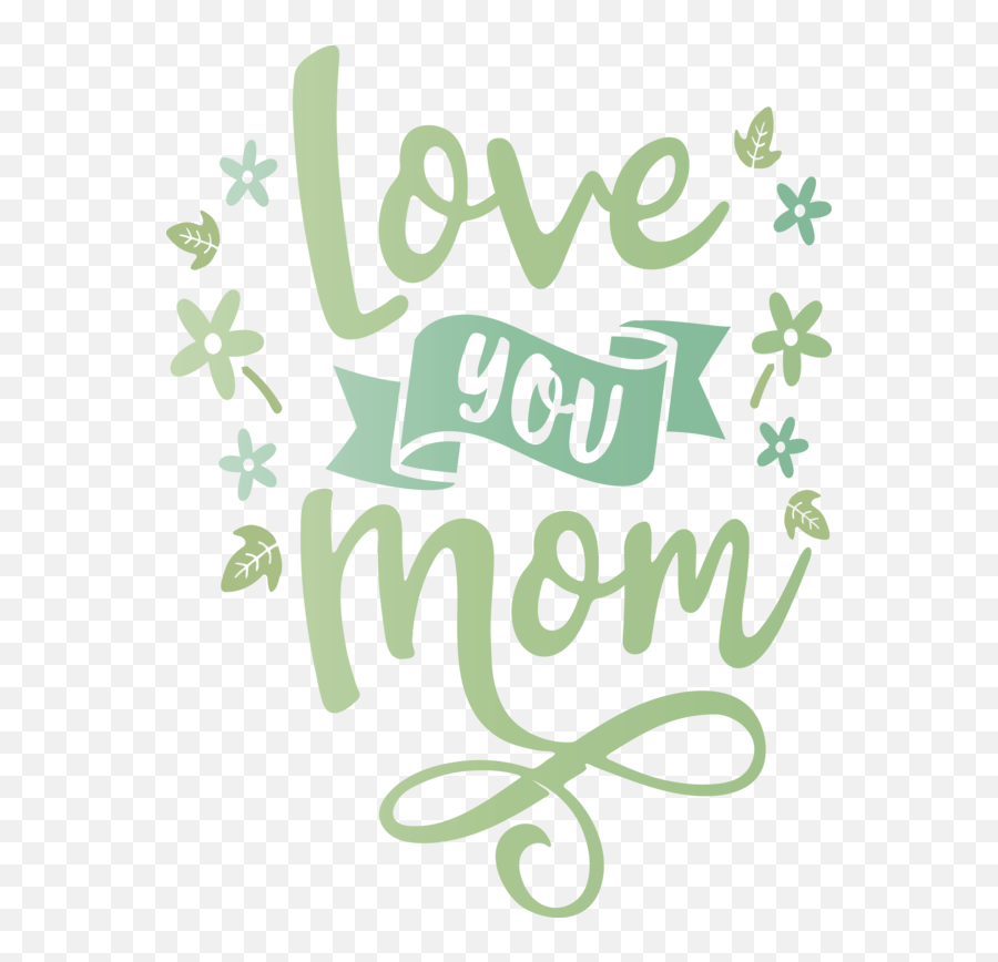 Mothers Day Logo Floral Design Green - Language Png,Mothers Day Logo