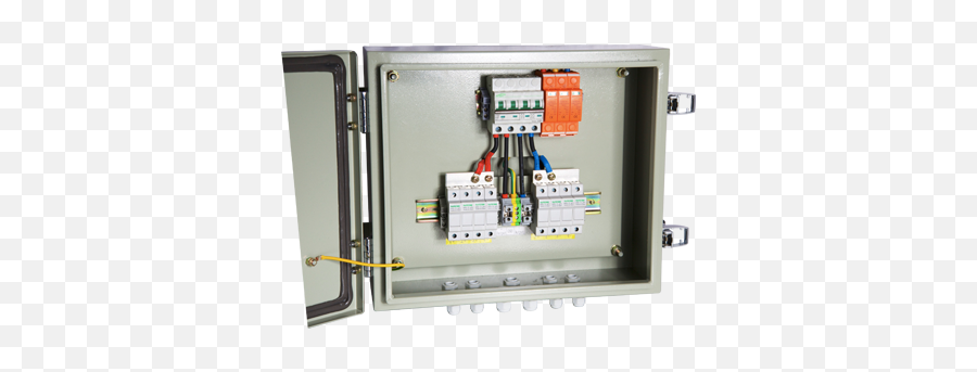 Combiner Box 4 Strings 1 Sting Pvc - Cool Solar Private Limited 4 String Solar Combiner Box Png,Png Combiner