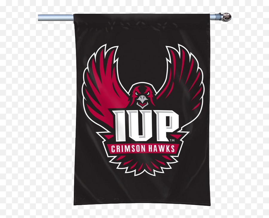 Download Banner Full Hawk Logo - Iup Crimson Hawks Logo Vertical Png,Hawks Logo Png