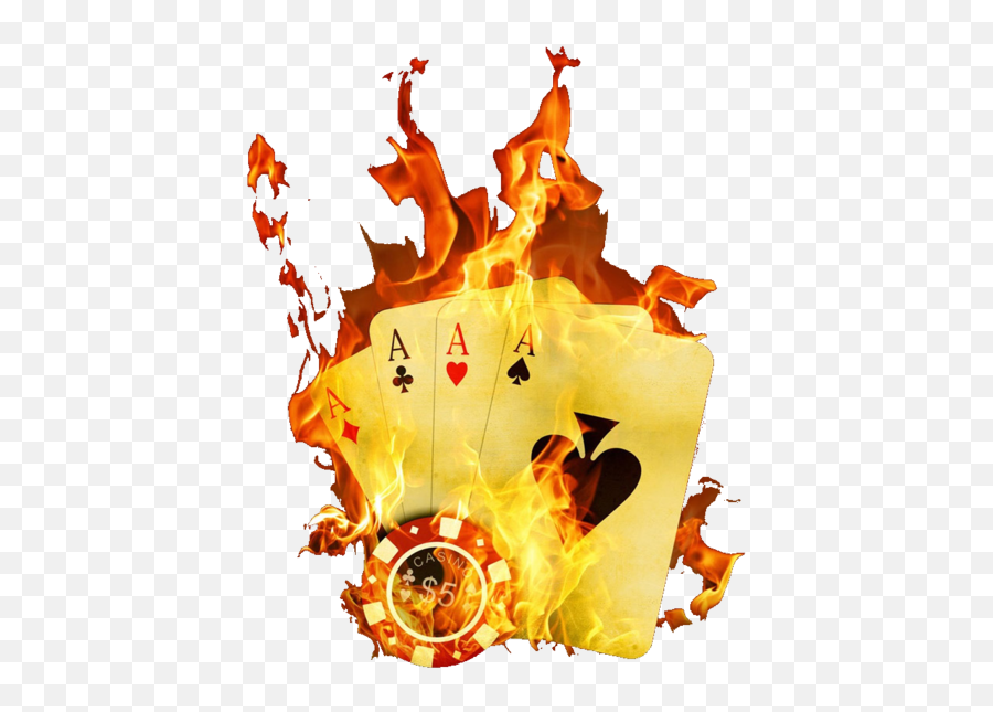 Download Fire Cards - De Baralho De Poker Png Image With No Fire Cards,Png Fire