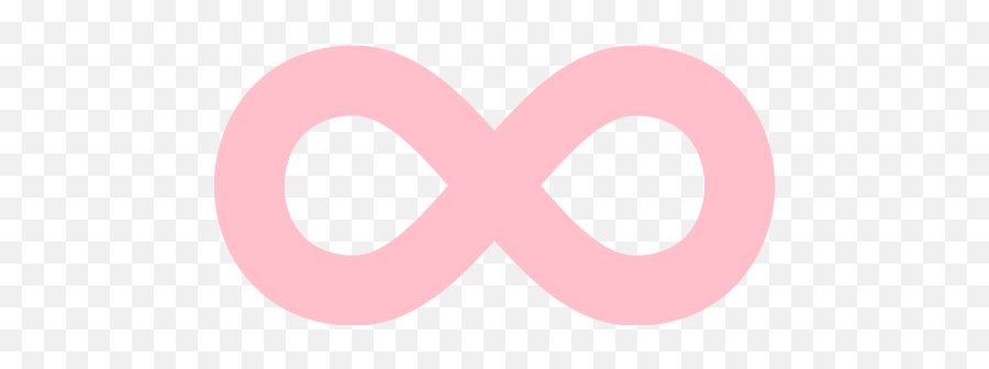 Pink Infinity Icon - Infinity Pink Png,Asthetic Phone Icon
