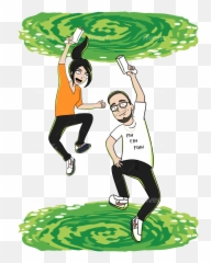 Draw You In Cartoon Rick And Morty Style - Fun png