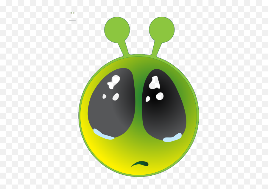 Smiley Green Alien Big Eyes Png Svg - Feelings And Emotions Title,Big Eyes Icon
