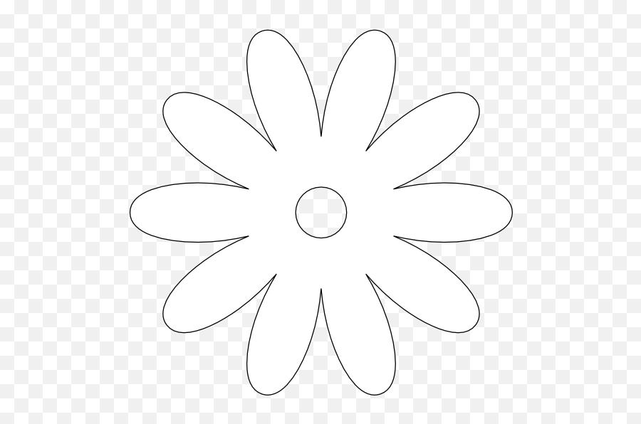 White Flower Icon - Daisy With Heart Center Clipart Png,Hawaii Flower Icon