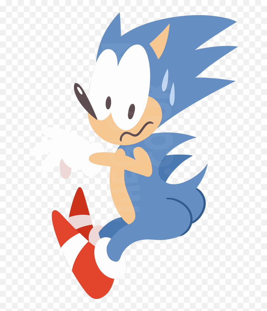 Transparent Southend Of Sonic - Cartoon Png,Sonic The Hedgehog Transparent