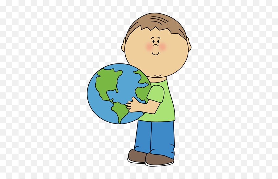 Earth Svg Black And White Png Files - Child Holding Globe Clipart,Earth Clipart Png