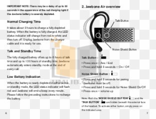 Pdf Manual For Aliph Headset Jawbone - Language png