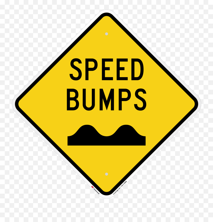 This Speed Bumps Sign Encourages Drivers To Slow Down And Obey The Limit With A Clear Graphic - Signs Speed Bumps With Graphic Sign K8788 Language Png,Pof Icon