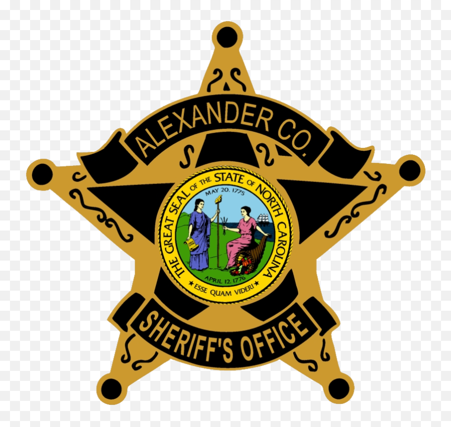 Sheriff Badge Png - Alexander County Office Nc,Sheriff Icon
